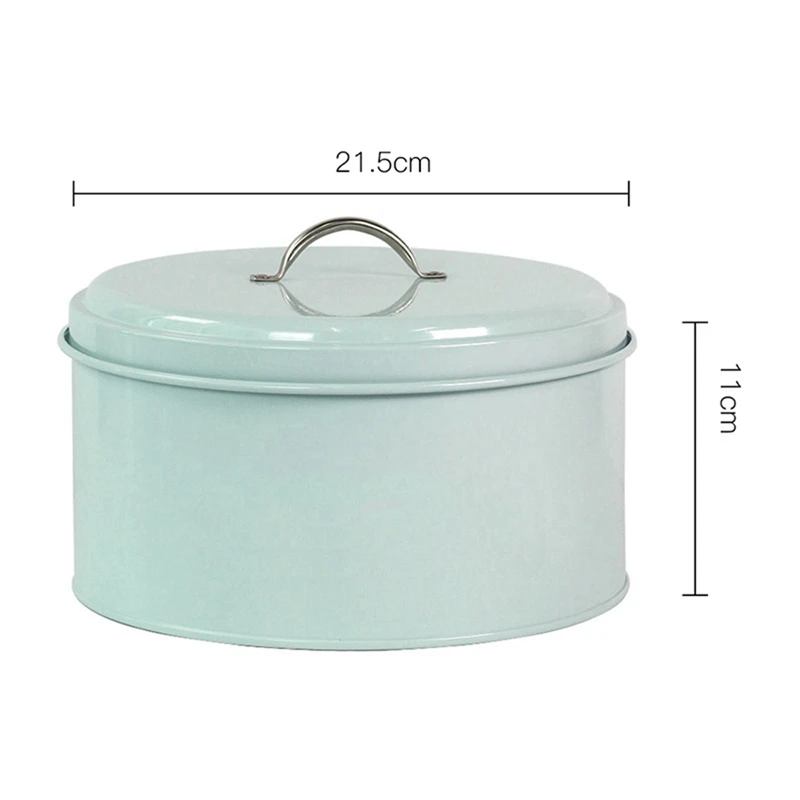 Metal Bread Box Kitchen Storage Containers Light Green & Cake Storage Box Cookies Storage Box Moistureproof Sealing Ring
Metal Bread Box Kitchen Storage Containers Light Green & Cake Storage Box Cookies Storage Box Moistureproof Sealing Ring