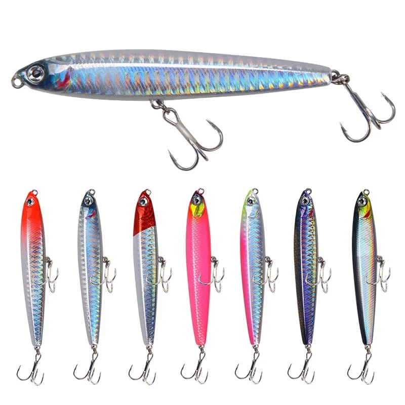 1pc Pencil Sinking Fishing Lure 10g 24g Accessories Saltwater Lures hard Bait Trolling Lure pesca swimbait Bass Fishing Tackle
1pc Pencil Sinking Fishing Lure 10g 24g Accessories Saltwater Lures hard Bait Trolling Lure pesca swimbait Bass Fishing Tackle