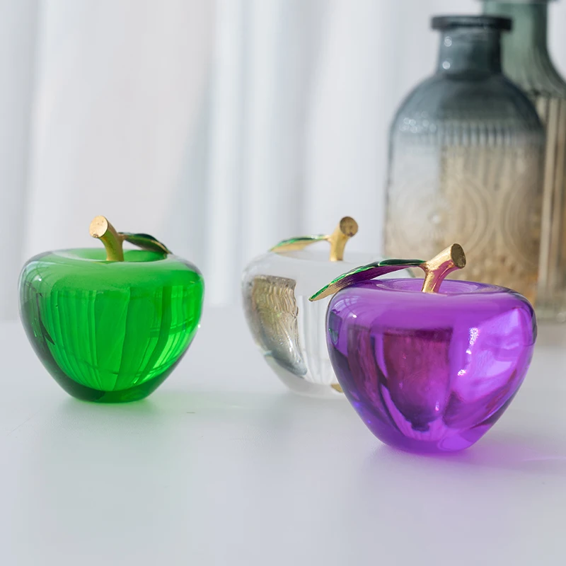 1Pc 60mm Crystal Glass Apple Figurines Simulation Apple Sculpture Figurines Gift Art Craft Home Decoration
1Pc 60mm Crystal Glass Apple Figurines Simulation Apple Sculpture Figurines Gift Art Craft Home Decoration