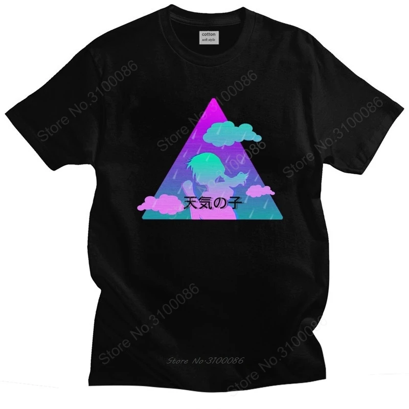 Fashion Anime Hina Weathering With You Tshirt Men Round-neck Short Sleeved Tenki No Ko Graphic T-shirt 100% Cotton Tee Shirt
Fashion Anime Hina Weathering With You Tshirt Men Round-neck Short Sleeved Tenki No Ko Graphic T-shirt 100% Cotton Tee Shirt