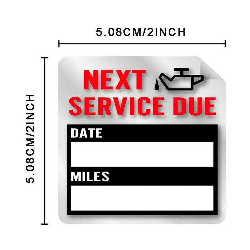100pcs/roll Oil Change Maintenance Service Reminder Stickers Window Service Sticker Car Window Adhesive Label "NEXT SERVICE DUE"
100pcs/roll Oil Change Maintenance Service Reminder Stickers Window Service Sticker Car Window Adhesive Label "NEXT SERVICE DUE"