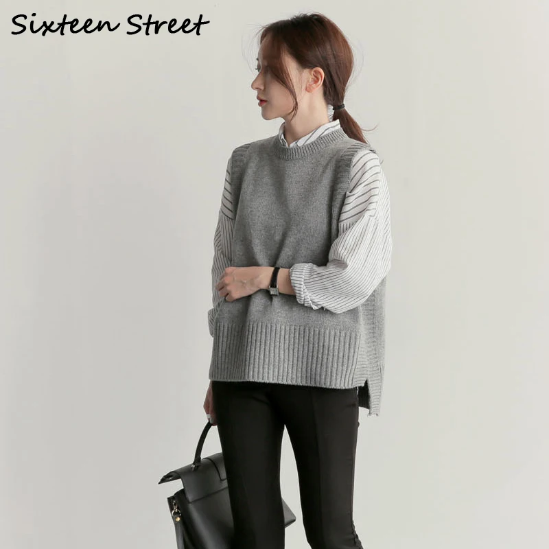 Woman Sweaters Vest Winter Pullover Sleeveless Female Casual Elegant Jumper Female Knitted Ladies Korean Fashion Y2k Fall 2020
Woman Sweaters Vest Winter Pullover Sleeveless Female Casual Elegant Jumper Female Knitted Ladies Korean Fashion Y2k Fall 2020