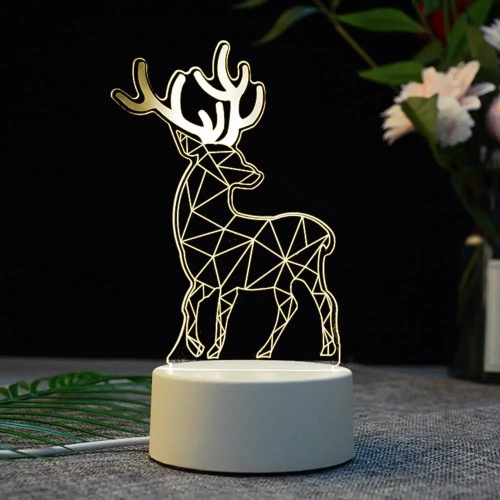 Table Lamp 3D Art Kid Christmas Xmas Gifts Night Light Creative Acrylic Atmosphere Home Decor Desk Light Decoration
Table Lamp 3D Art Kid Christmas Xmas Gifts Night Light Creative Acrylic Atmosphere Home Decor Desk Light Decoration