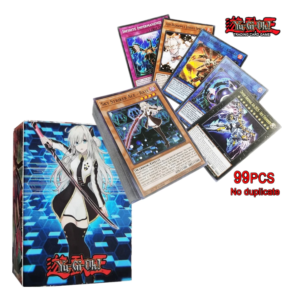 Новинка 2021, YuGiOh английские карточки 99 шт./комплект, без дублирования, настольная игра, карты, игрушки, террас, игральные карты, искусственная детская игрушка, подарок
Новинка 2021, YuGiOh английские карточки 99 шт./комплект, без дублирования, настольная игра, карты, игрушки, террас, игральные карты, искусственная детская игрушка, подарок