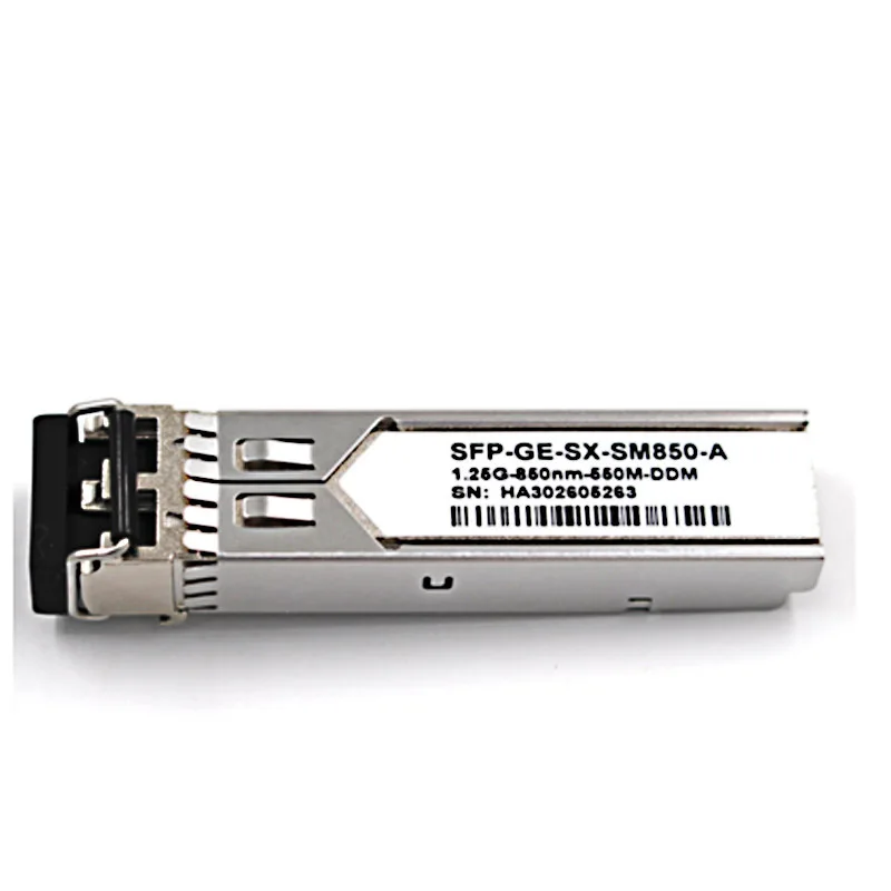 1.25G 850nm 550m Fiber SFP Transceiver Module Gigabit Multimode Duplex LC Dual Port Compatible With HW Switch
1.25G 850nm 550m Fiber SFP Transceiver Module Gigabit Multimode Duplex LC Dual Port Compatible With HW Switch