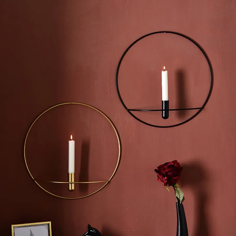 Nordic Geometric Circular Wall Hanging Candlestick Tavern Clearing Bar Wall Decoration Ornaments Three-dimensional Creative Home
Nordic Geometric Circular Wall Hanging Candlestick Tavern Clearing Bar Wall Decoration Ornaments Three-dimensional Creative Home