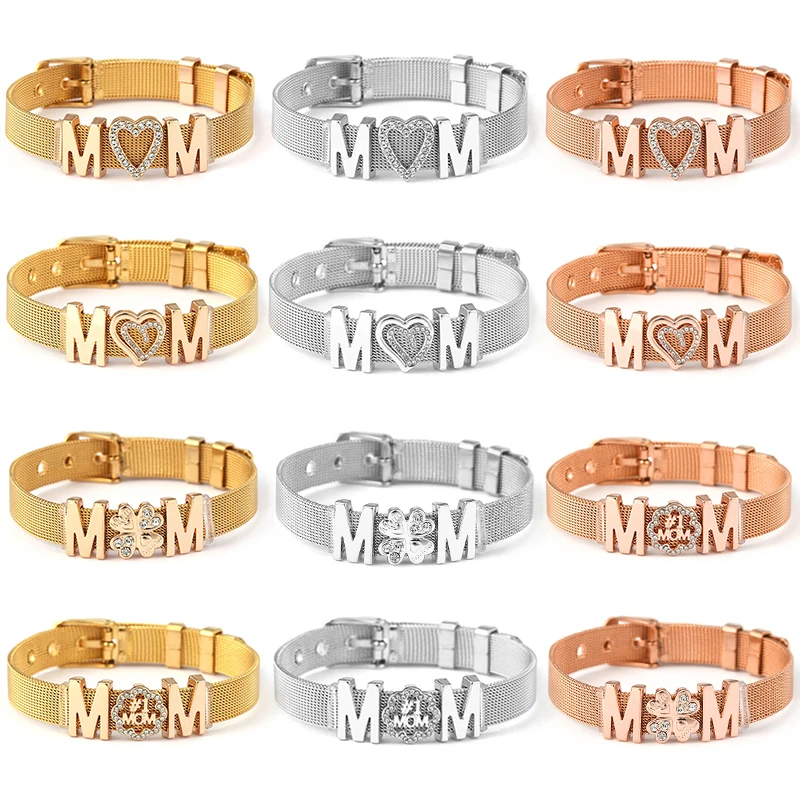 The New keeper Simple Stainless Steel Titanium Steel Ladies Bracelet With MOM Alloy Accessories Fine Bangles Direct Shipment 
The New keeper Simple Stainless Steel Titanium Steel Ladies Bracelet With MOM Alloy Accessories Fine Bangles Direct Shipment