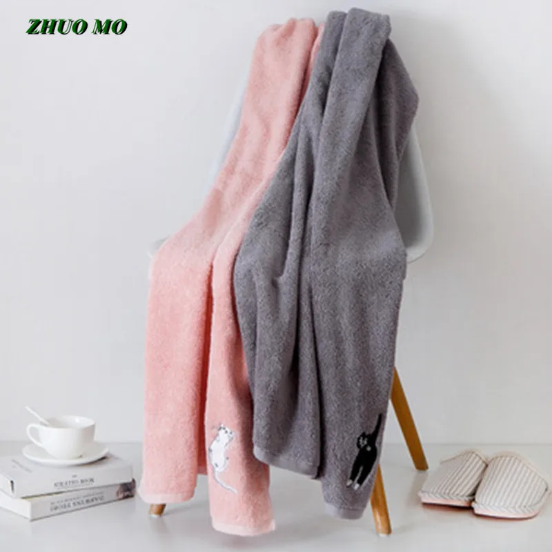 Cartoon pet Cat cotton bath Towels Couple gift large Towel bathroom pink Gray Thicken Healthy Super absorbent for Adults Towels
Cartoon pet Cat cotton bath Towels Couple gift large Towel bathroom pink Gray Thicken Healthy Super absorbent for Adults Towels