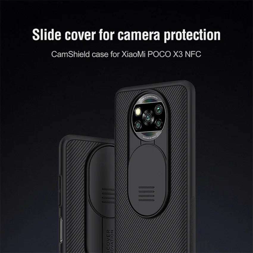 Чехол NILLKIN для POCO X3 NFC противоскользящий защитный чехол камеры Xiaomi | Мобильные