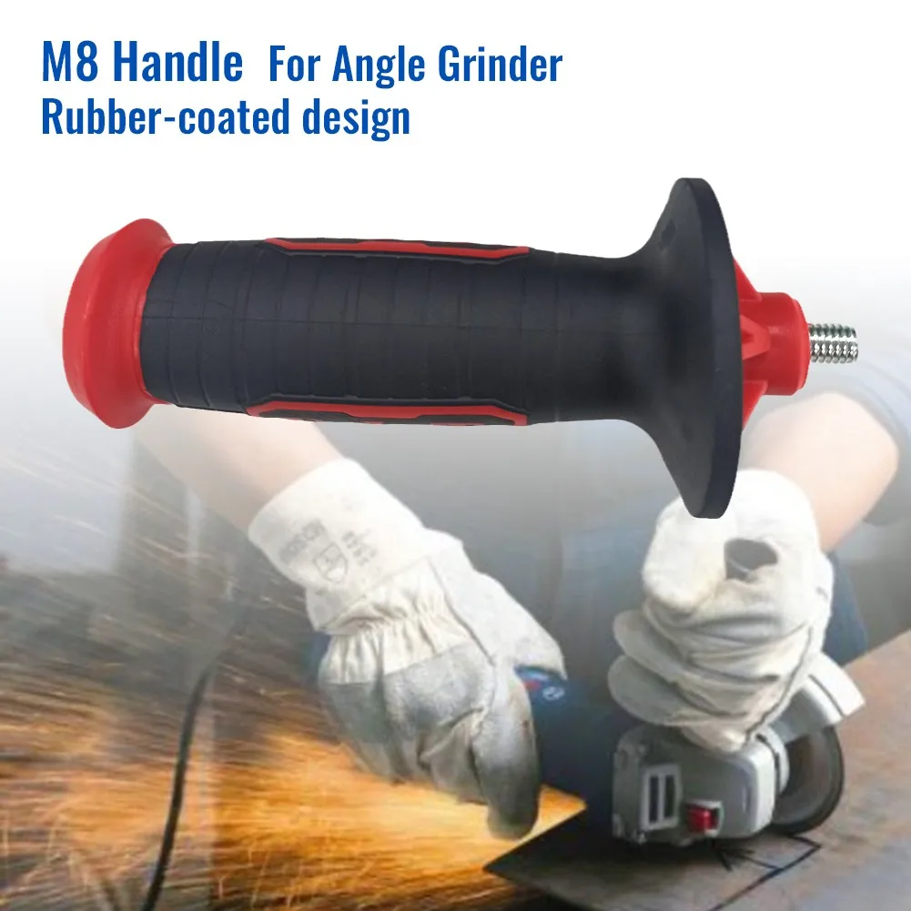 M8 Auxiliary Handle 8mm Thread Auxiliary Side Handle Shock-absorbing Handle For Angle Grinder Grinding Machine For Bosch Makita.
M8 Auxiliary Handle 8mm Thread Auxiliary Side Handle Shock-absorbing Handle For Angle Grinder Grinding Machine For Bosch Makita.