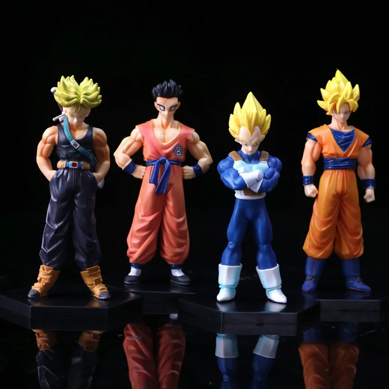 Классическая экшн-фигурка из аниме «Драконий жемчуг» Super Saiyan Vegeta Goku, украшение в коробке, игрушка, подарок для детей, коллекция, набор из 4 шт.
Классическая экшн-фигурка из аниме «Драконий жемчуг» Super Saiyan Vegeta Goku, украшение в коробке, игрушка, подарок для детей, коллекция, набор из 4 шт.