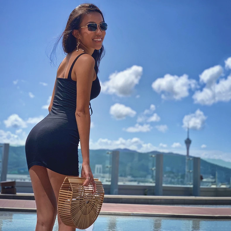 Spaghetti Strap Women Mini Dress Hollow Out Sleeveless Slim Teen Dresses Woman Clothes Wearing Sexy Summer Dress 2021
Spaghetti Strap Women Mini Dress Hollow Out Sleeveless Slim Teen Dresses Woman Clothes Wearing Sexy Summer Dress 2021