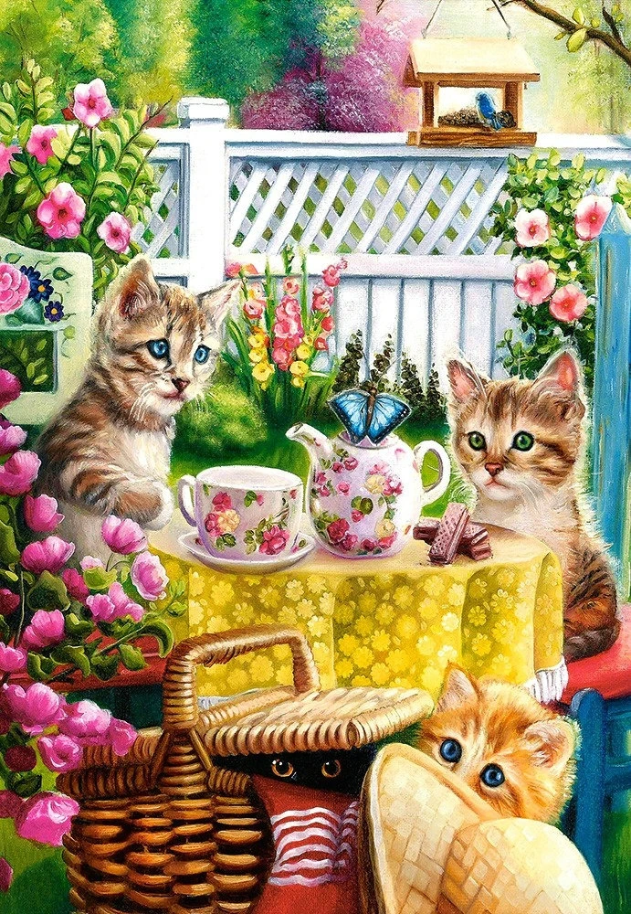 JMINE Div 5D Tea Party Cat Full Diamond Painting cross stitch kits art High Quality Animal 3D paint by diamonds
JMINE Div 5D Tea Party Cat Full Diamond Painting cross stitch kits art High Quality Animal 3D paint by diamonds