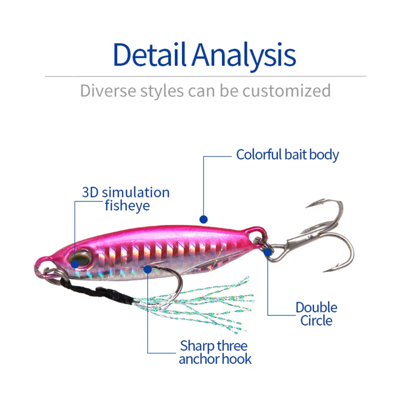 Metal Sequins Fishing Lure 16g/32g 50mm/65mm Crankbait Jig Shads Spoon Artificial Baits Wobbler Rotating Bait Sea Lures Pesca 
Metal Sequins Fishing Lure 16g/32g 50mm/65mm Crankbait Jig Shads Spoon Artificial Baits Wobbler Rotating Bait Sea Lures Pesca