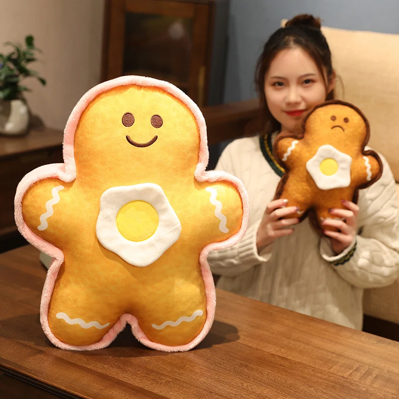 New Simulation Cute Poached Egg Bread Toast Shaped Funny Food Plush Pillow Biscuit Man Toy Doll Kids Girlfriend Birthday Gift
New Simulation Cute Poached Egg Bread Toast Shaped Funny Food Plush Pillow Biscuit Man Toy Doll Kids Girlfriend Birthday Gift
