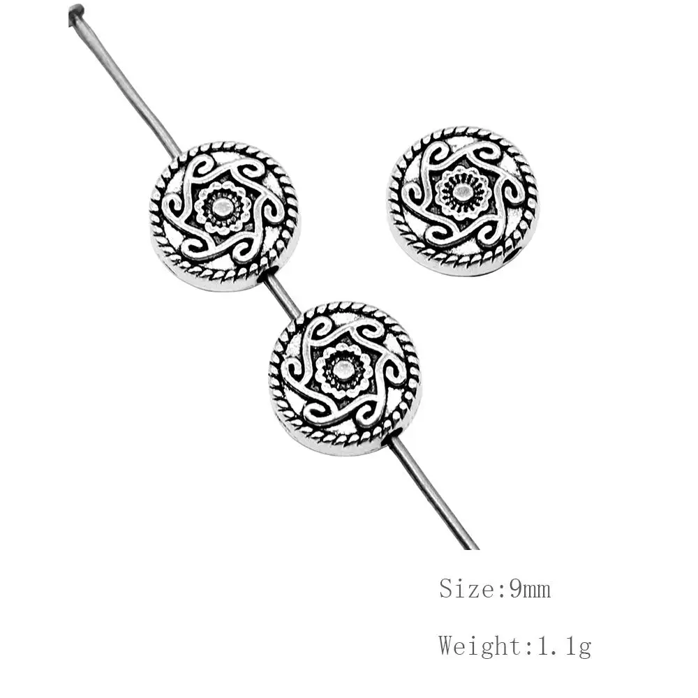Malzahar 30 Pieces Round Pattern Small Hole Flat Beads Jewelry Findings Components Handmade Gifts Crafts
Malzahar 30 Pieces Round Pattern Small Hole Flat Beads Jewelry Findings Components Handmade Gifts Crafts