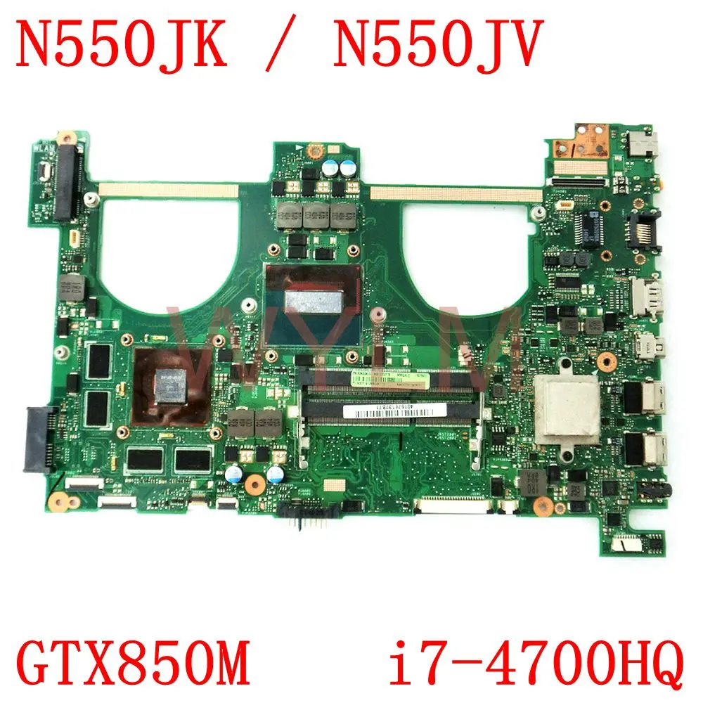 N550JK Motherboard GTX850M/2G i7-4700HQ REV2.1 Mainboard For ASUS Q550JV N550J N550JV N550JK Laptop motherboard 100% Tested
N550JK Motherboard GTX850M/2G i7-4700HQ REV2.1 Mainboard For ASUS Q550JV N550J N550JV N550JK Laptop motherboard 100% Tested