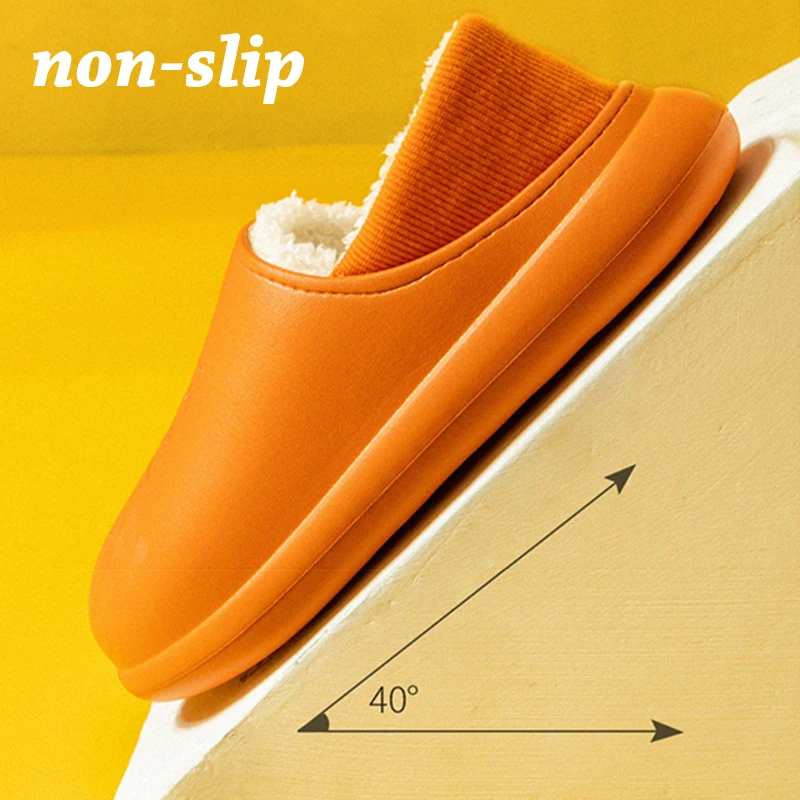 Women's2021 Winter Warm Plush Home Slippers Women Waterproof Non-slip Indoor Slides Woman Soft Sole Cotton Clogs Couple Shoes 44
Women's2021 Winter Warm Plush Home Slippers Women Waterproof Non-slip Indoor Slides Woman Soft Sole Cotton Clogs Couple Shoes 44
