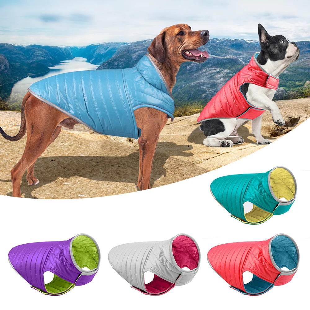 Winter Dog Coat Clothes Reversible Windproof Warm Jackets For Small Medium Large Dog Bulldog Pug Puppy Clothing Pet Accessories
Winter Dog Coat Clothes Reversible Windproof Warm Jackets For Small Medium Large Dog Bulldog Pug Puppy Clothing Pet Accessories