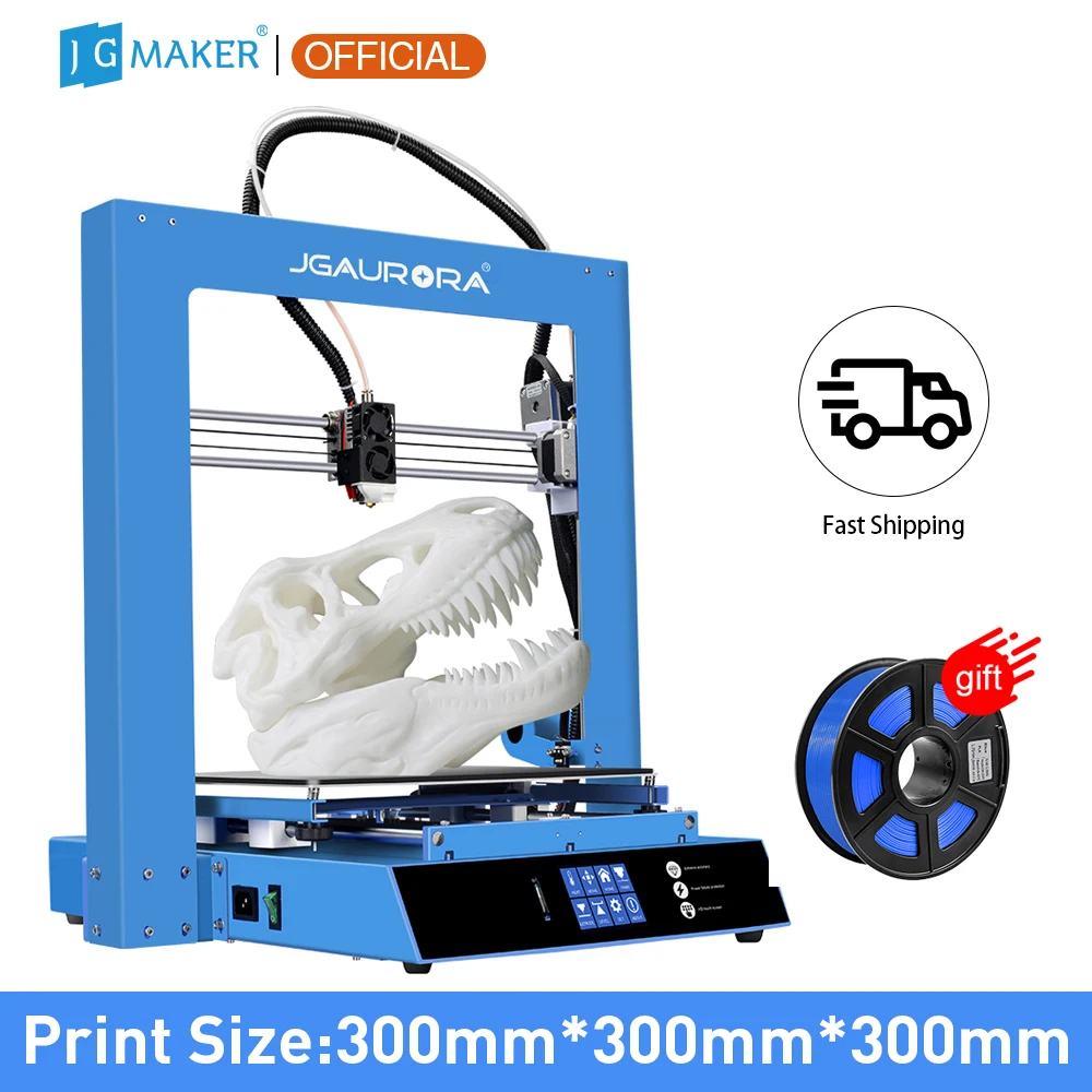 Набор для 3D-принтера JGMAKER New A1, большой размер печати 300x300x300 мм, сплав, экструдер, сбой питания, возобновление печати, impresora 3D JGAURORA
Набор для 3D-принтера JGMAKER New A1, большой размер печати 300x300x300 мм, сплав, экструдер, сбой питания, возобновление печати, impresora 3D JGAURORA
