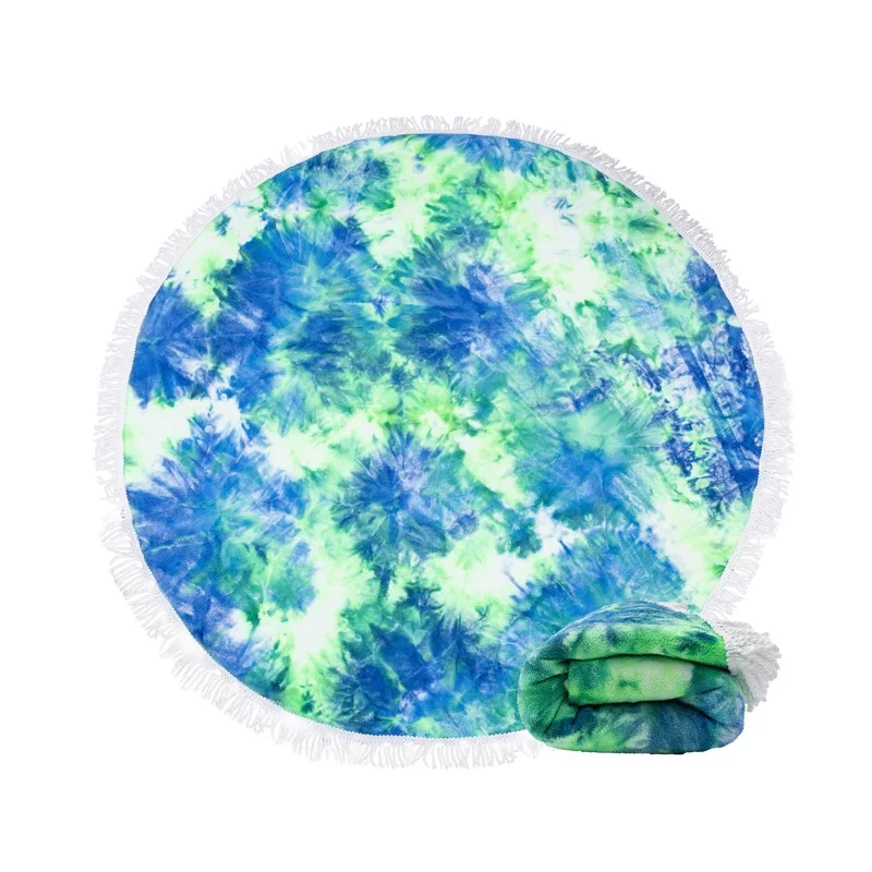 Microfiber Double-dyed Round Beach Towel Quick Dry Beach Towel 
Microfiber Double-dyed Round Beach Towel Quick Dry Beach Towel