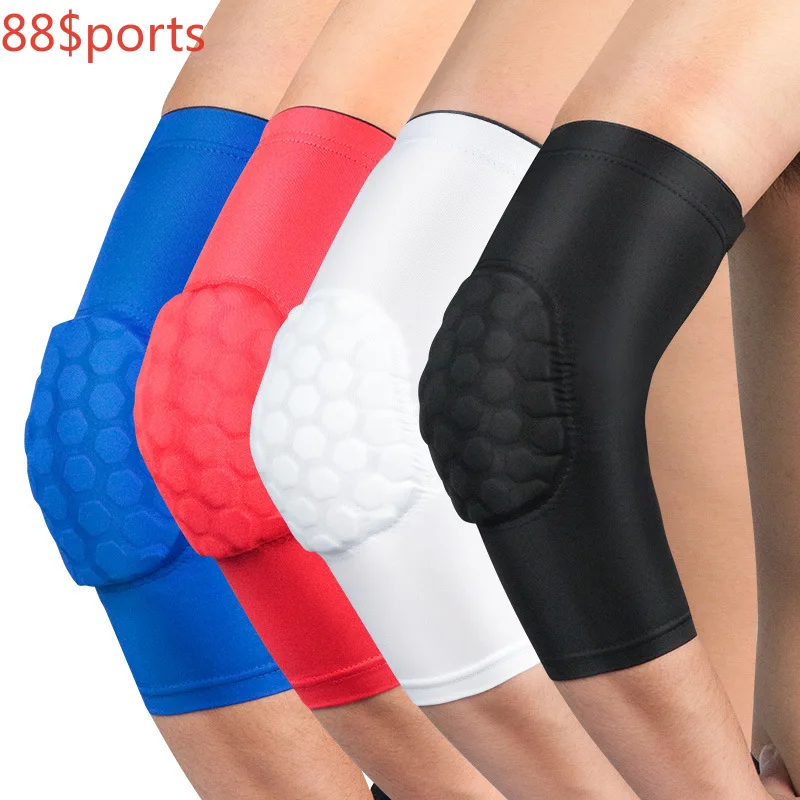 

1PCS Elastic Gym Sport Basketball Arm Sleeve Shooting Crashproof Honeycomb Elbow Support Pads Elbow Protector Guard 4 Colors