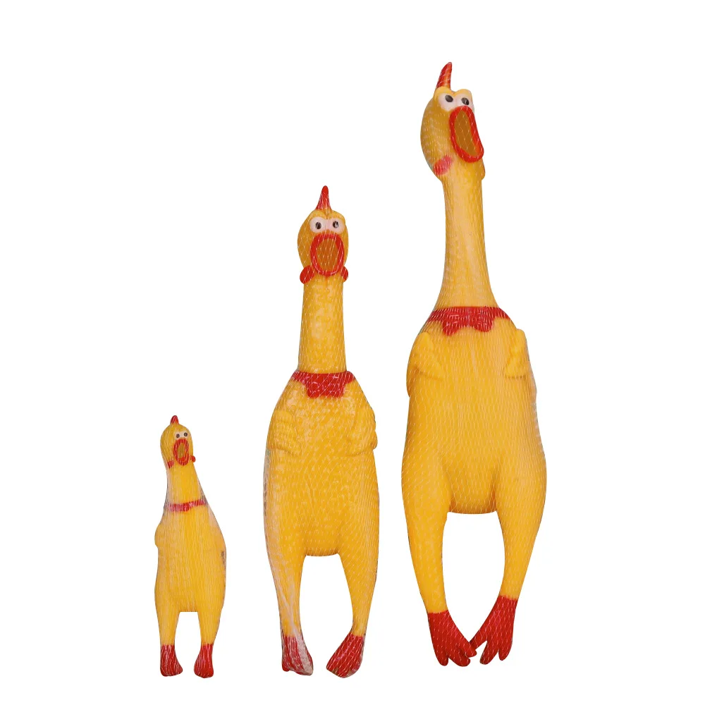Screaming Chicken Squeeze Sound Toy Pets Dog Toys Product Shrilling Decompression Tool Squeak Vent chicken prank stress 
Screaming Chicken Squeeze Sound Toy Pets Dog Toys Product Shrilling Decompression Tool Squeak Vent chicken prank stress