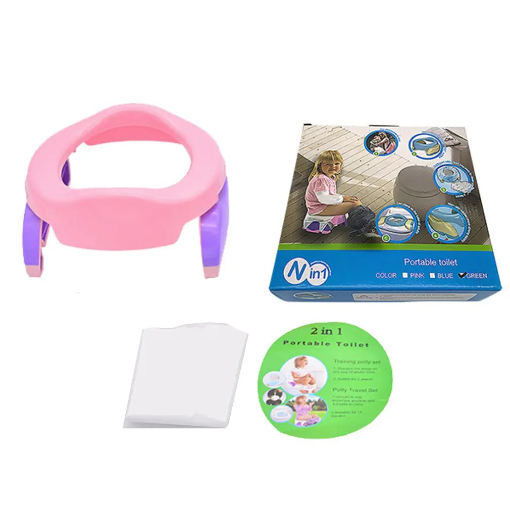 Портативный горшок для детской камеры, складной детский туалет, тренировочное сиденье, дорожный горшок с кольцами, легкий унитаз для детей 
Портативный горшок для детской камеры, складной детский туалет, тренировочное сиденье, дорожный горшок с кольцами, легкий унитаз для детей