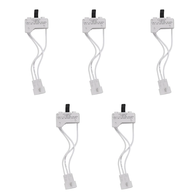 5Pcs Dryer Door Switch Replacement Assembly 3406107 Household Appliance Accessories
5Pcs Dryer Door Switch Replacement Assembly 3406107 Household Appliance Accessories