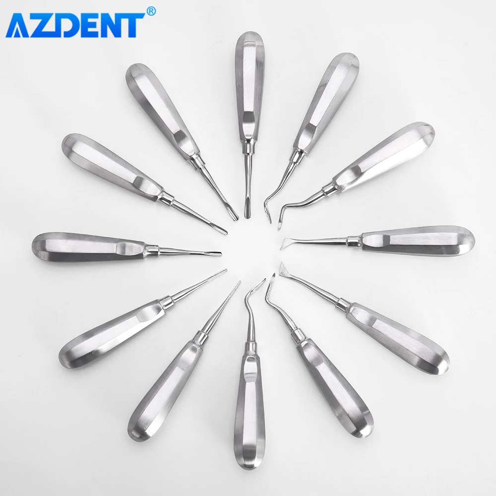 AZDENT 12 шт./компл. стоматологический Лифт из медицинской нержавеющей стали