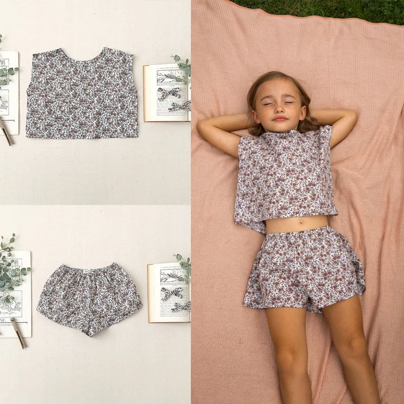 In Stock 2021Summer New SP PlaidPattern Jumpsuit Girls All-match Soft Knitted Suspender Shorts Casual Blouse Trousers Suit
In Stock 2021Summer New SP PlaidPattern Jumpsuit Girls All-match Soft Knitted Suspender Shorts Casual Blouse Trousers Suit