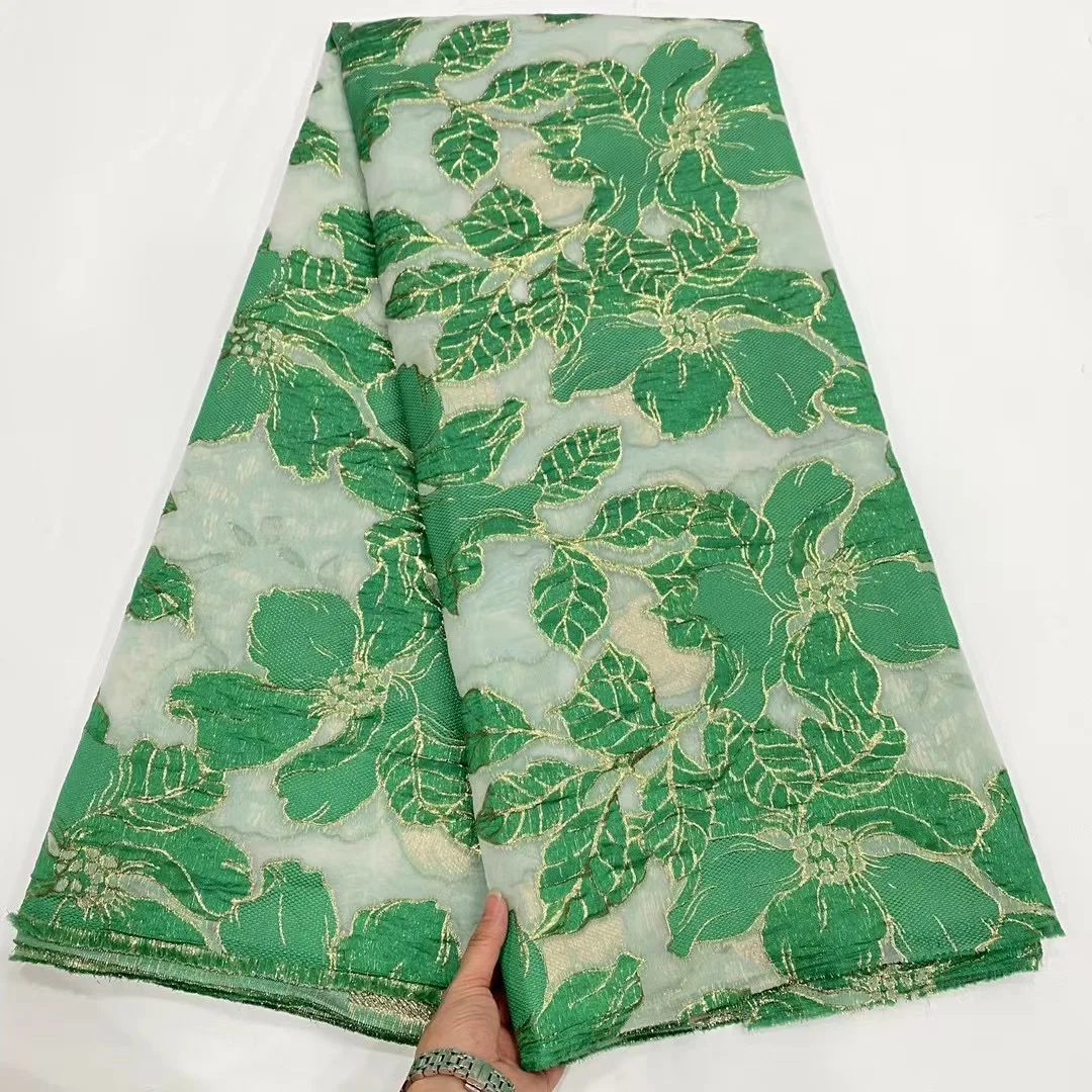 Green Nigerian Brocade Lace Fabric 2021 French Organza Lace Fabric African Jacquard Tulle Mesh Lace For Evening Party LDP21240
Green Nigerian Brocade Lace Fabric 2021 French Organza Lace Fabric African Jacquard Tulle Mesh Lace For Evening Party LDP21240
