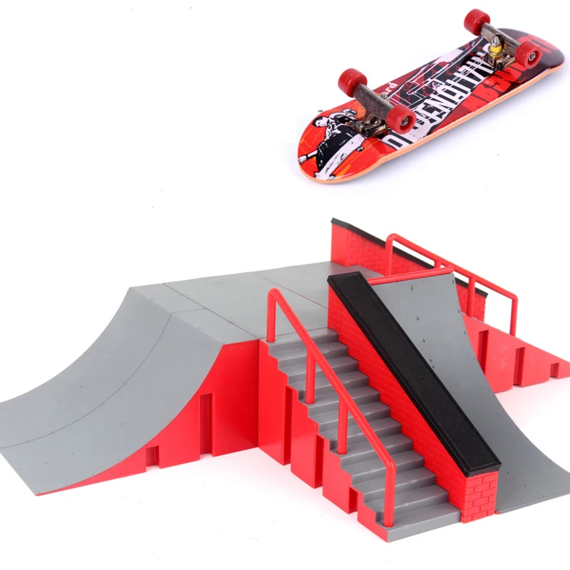 Mini Skateboard Toy Skate Park For TechDeck Fingerboard Skateboard Ramps Fingerboard Ultimate Park Training Board Toys for Kids
Mini Skateboard Toy Skate Park For TechDeck Fingerboard Skateboard Ramps Fingerboard Ultimate Park Training Board Toys for Kids