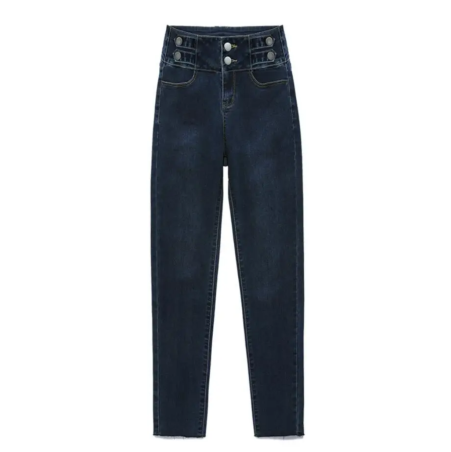 Обтягивающие джинсы для женщин с высокой талией, узкие джинсовые брюки-карандаш, повседневные уличные брюки с несколькими пуговицами в сти...
Обтягивающие джинсы для женщин с высокой талией, узкие джинсовые брюки-карандаш, повседневные уличные брюки с несколькими пуговицами в сти...