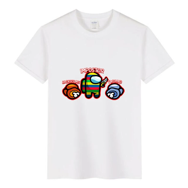 Fashion Impostor T Shirt Summer Short Sleeve O-neck T shirt Between Us Tees For Baby Kids Casual Cartoon Tops Girls T-shirt
Fashion Impostor T Shirt Summer Short Sleeve O-neck T shirt Between Us Tees For Baby Kids Casual Cartoon Tops Girls T-shirt