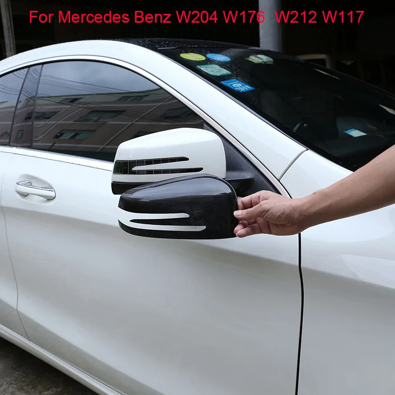 W204 A W176 E W212 E W207 GLA X156 CLA W117 CLS W218 Real Carbon Fiber Side Rearview Mirror Cap Cover Stickers
W204 A W176 E W212 E W207 GLA X156 CLA W117 CLS W218 Real Carbon Fiber Side Rearview Mirror Cap Cover Stickers
