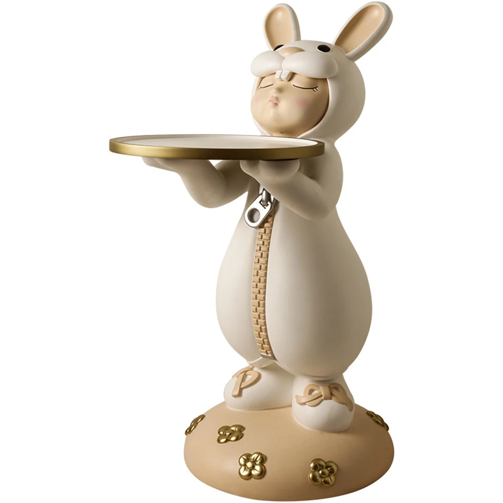 Nordic originality Design Resin Lovely Rabbit Statue of Sitting Room Storage Rack New Home Gift
Nordic originality Design Resin Lovely Rabbit Statue of Sitting Room Storage Rack New Home Gift