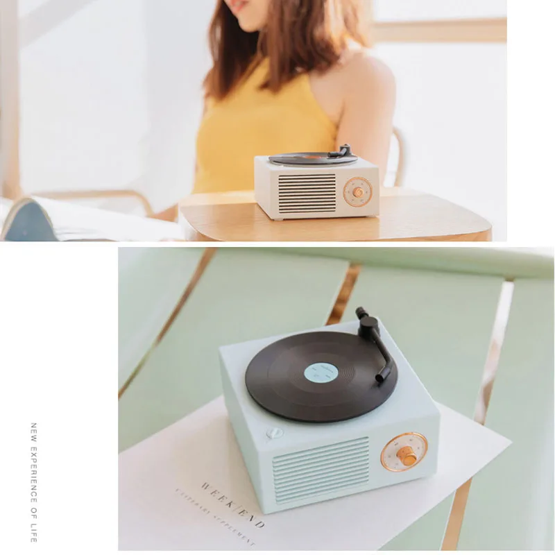 Multifunctional Retro Bluetooth Speaker Vinyl Record Player Bluetooth 5.0 Wireless Speakers Mini Portable TF AUX Audio MP3
Multifunctional Retro Bluetooth Speaker Vinyl Record Player Bluetooth 5.0 Wireless Speakers Mini Portable TF AUX Audio MP3