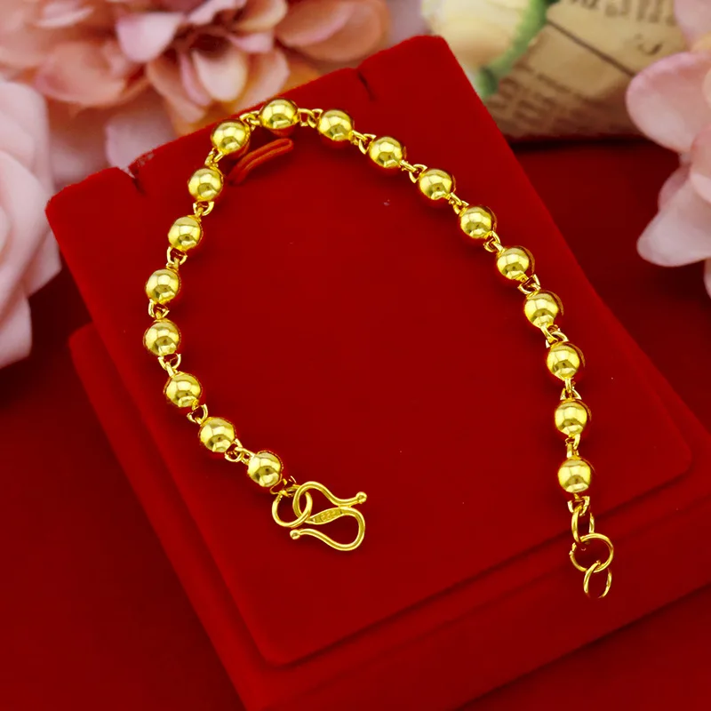 FASHION 18K GOLD BRACELETS FOR WOMEN MEN SMOOTH SOLID BUDDHA BEADS BRACELET JEWELRY FOR BOYFRIEND GIRLFRIEND LUCKY BIRTHDAY GIFT
FASHION 18K GOLD BRACELETS FOR WOMEN MEN SMOOTH SOLID BUDDHA BEADS BRACELET JEWELRY FOR BOYFRIEND GIRLFRIEND LUCKY BIRTHDAY GIFT