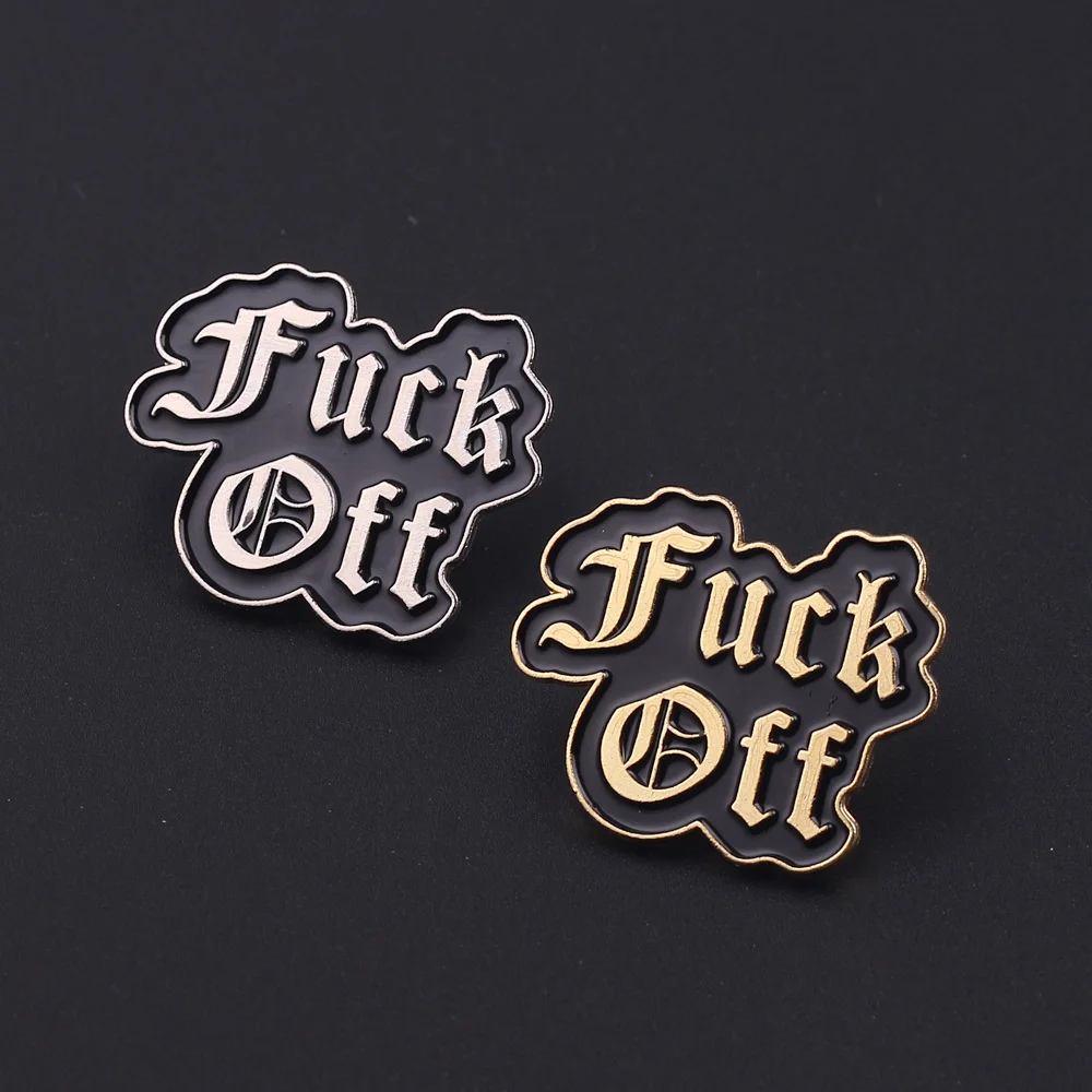 Personality Men and Women Wearing Jewelry Brooch Metal Oil Drop Inscription Enamel English Grumpy Expressing Brooch Gift
Personality Men and Women Wearing Jewelry Brooch Metal Oil Drop Inscription Enamel English Grumpy Expressing Brooch Gift
