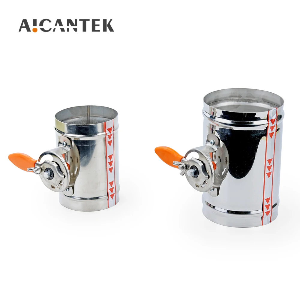 Демпферная заслонка из нержавеющей стали 201 4/5/6/8 дюйма вентиляционное отверстие