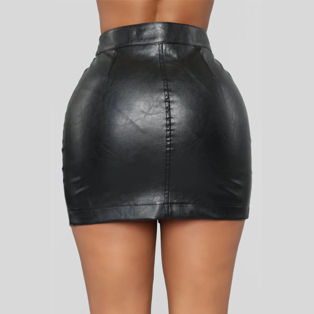 Faux PU leather sexy mini skirts women's plus size high waist zipper stitching leather skirt black tight skirt girls new BSQ031
Faux PU leather sexy mini skirts women's plus size high waist zipper stitching leather skirt black tight skirt girls new BSQ031