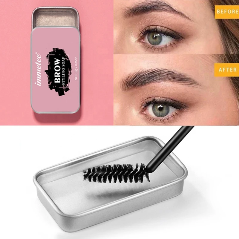 J78D Eyebrow Soap Wax Gel Brow Styling Long Lasting Makeup Shaping Brush Eye Brows
J78D Eyebrow Soap Wax Gel Brow Styling Long Lasting Makeup Shaping Brush Eye Brows