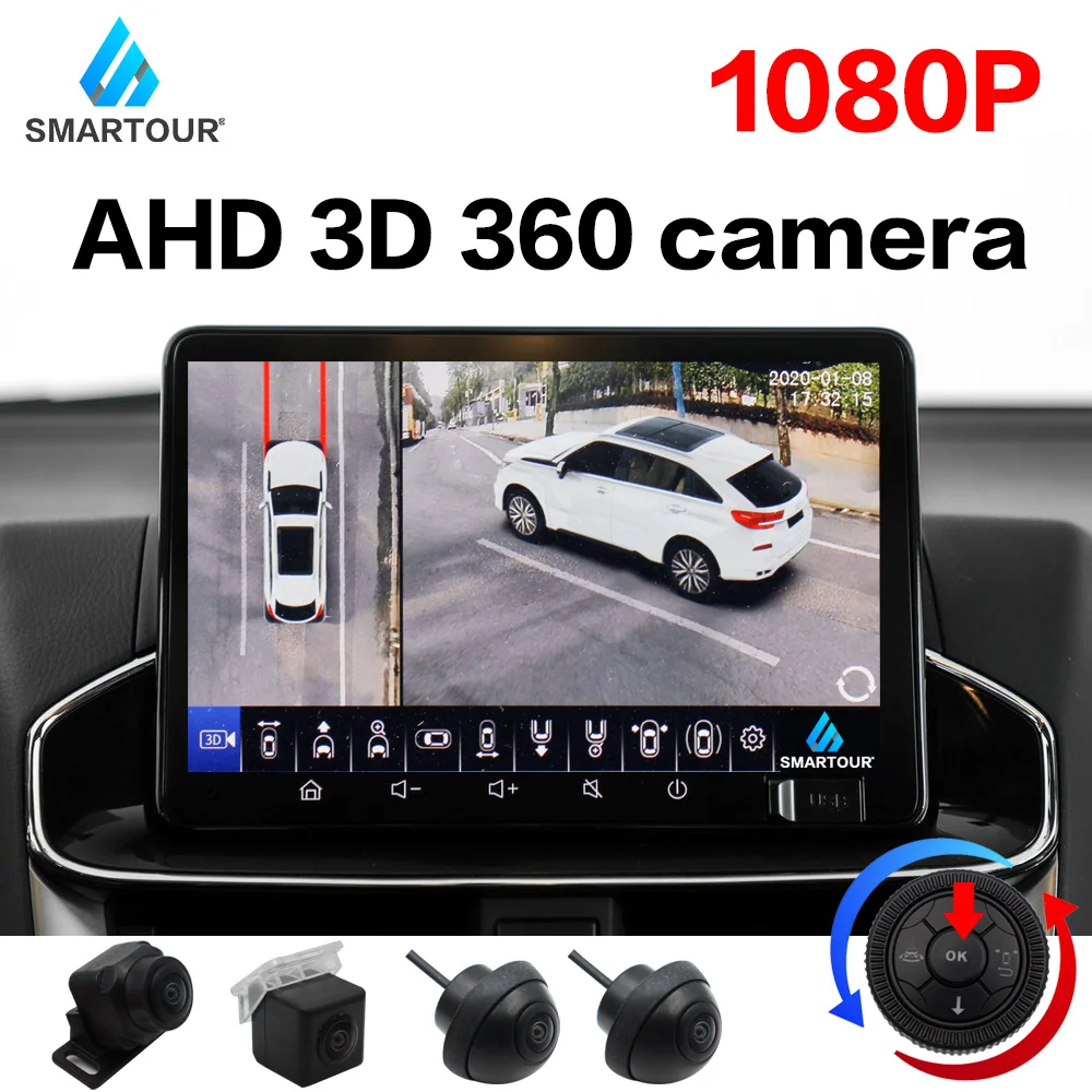 SMARTOUR 3D 360 360 камера объемного вида AHD 1080P 3D 360 градусов Система панорамного обзора с птичьим обзором камера s для парковки автомобиля с объемны...
SMARTOUR 3D 360 360 камера объемного вида AHD 1080P 3D 360 градусов Система панорамного обзора с птичьим обзором камера s для парковки автомобиля с объемны...