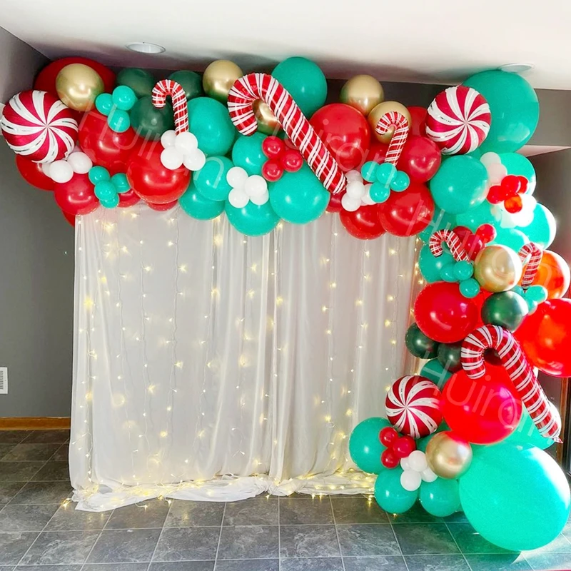 143pcs Red Green Merry Christmas Balloon Garland Arch Kit Christmas Balloon Crutch Natal Xmas Decor for Christmas New Year Party
143pcs Red Green Merry Christmas Balloon Garland Arch Kit Christmas Balloon Crutch Natal Xmas Decor for Christmas New Year Party