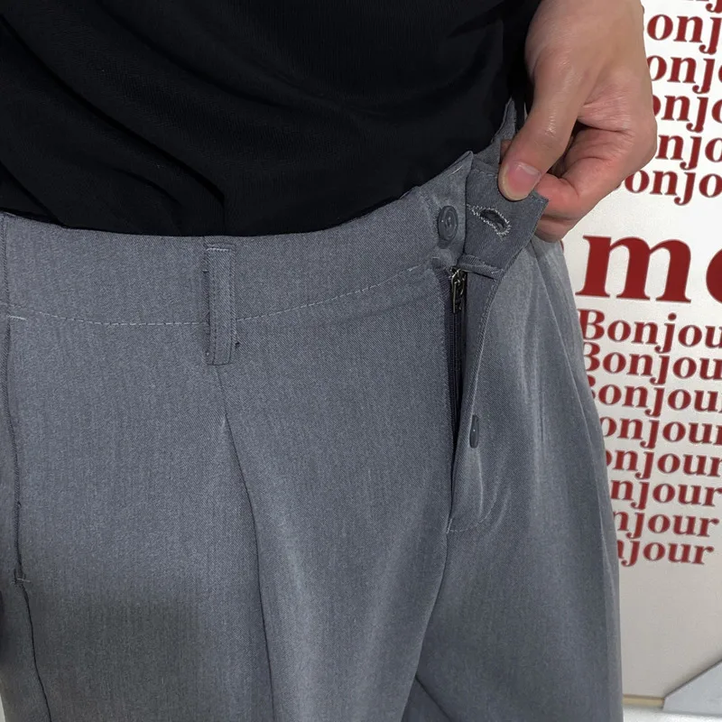 IEFB Summer Casual Grey Suit Pants Loose Straight Floor-length Pants 2021 New Korean Streetwear Trend Business Trousers 9Y6942
IEFB Summer Casual Grey Suit Pants Loose Straight Floor-length Pants 2021 New Korean Streetwear Trend Business Trousers 9Y6942