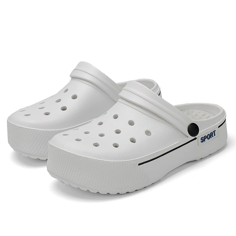 2020 Men's Sandals Summer Hole Shoes Thicken EVA Men's Garden Shoes 6 Color Beach Flat Sandals Slippers
2020 Men's Sandals Summer Hole Shoes Thicken EVA Men's Garden Shoes 6 Color Beach Flat Sandals Slippers