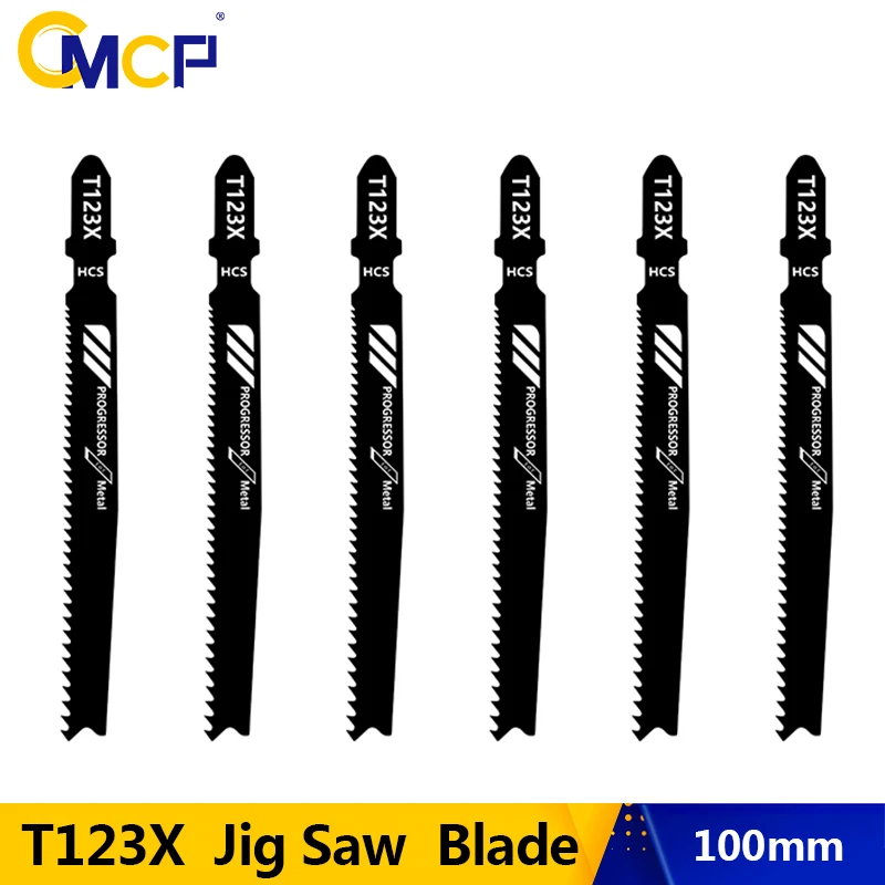 CMCP T123X Jig Saw Blade HCS Wood Assorted Blades For Wood Plastic Cutting T Shank Saber Saw Power Tool Reciprocating Saw Blade
CMCP T123X Jig Saw Blade HCS Wood Assorted Blades For Wood Plastic Cutting T Shank Saber Saw Power Tool Reciprocating Saw Blade