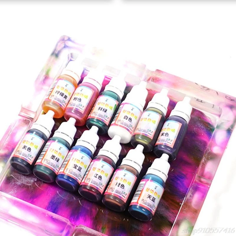11 Pcs/set DIY Crafts Jewelry Making Dyeing Resin Colorant Epoxy Pigment Manual Blooming Fluid Painting Dye N04 20 Dropshipping
11 Pcs/set DIY Crafts Jewelry Making Dyeing Resin Colorant Epoxy Pigment Manual Blooming Fluid Painting Dye N04 20 Dropshipping
