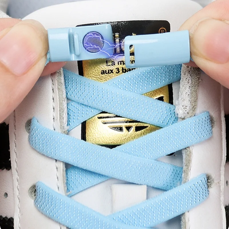 Metal lock magnetic shoelaces Elastic Quickly put on and take off in 1 second Flat No tie shoelace Shoe Accessories Lazy lace
Metal lock magnetic shoelaces Elastic Quickly put on and take off in 1 second Flat No tie shoelace Shoe Accessories Lazy lace